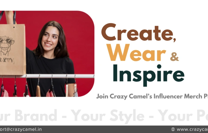 Join Crazy Camel Influencer Merch Program
